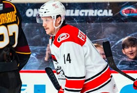 Defenceman Cavan Fitzgerald played for the AHL's Charlotte Checkers in 2019-20. - NHL