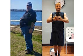 In less than a year Don Gunton lost 110 pounds.