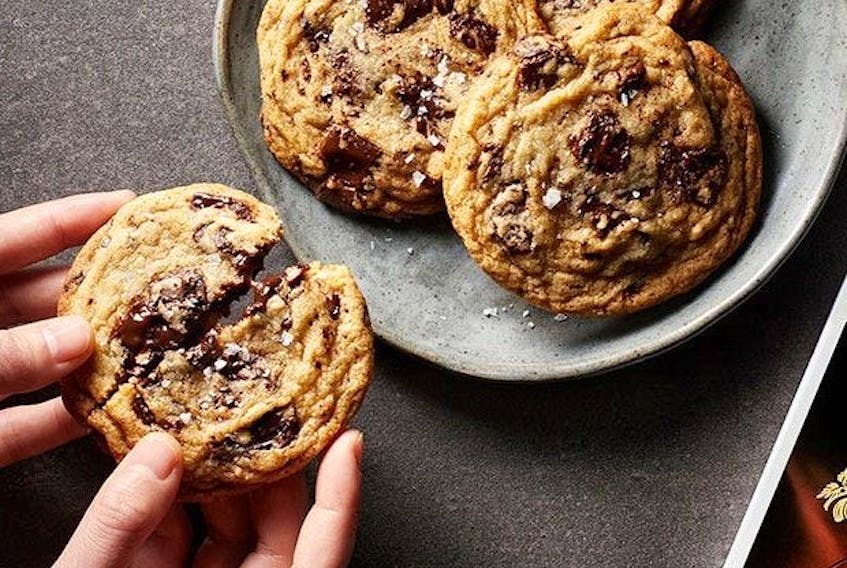  Salted Chocolate Chip Cookies