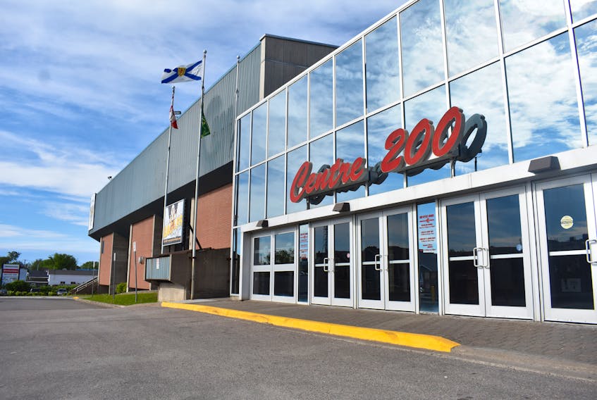 Centre 200 in Sydney, where people lined up for COVID testing Wednesday afternoon and were accousted by a man who allegedly yelled, threw things and waved a knife. CAPE BRETON POST 