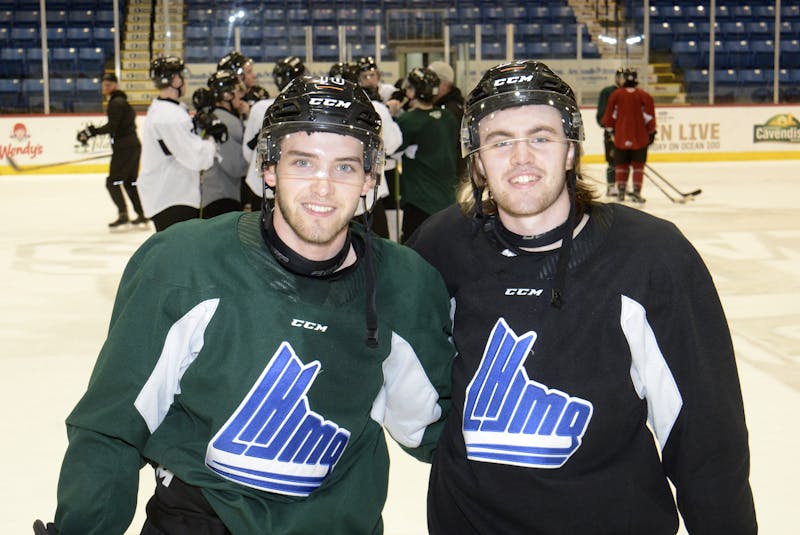 Brett Budgell, left, and Brendan McCarthy have reunited this season with the Charlottetown Islanders. - Jason Malloy • The Guardian