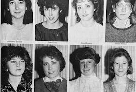 The chance to be crowned Princess Windsor 1986 had eight women competing for the title. The competitors were, from left, top row: Julianne Doucet, Susan Ivey, Lesa Benson, and Nancy Nelson; bottom row: Donna Christine Rehberg, Diane Louise Stephens, Lynn Porter and Leslie Ann Barkhouse.