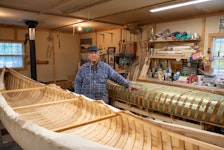 Happy Valley-Goose Bay canoe maker Joe Goudie is putting down his tools after 30 years working the craft. - Photo by Shawn Rivoire