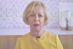 Dame Moya Greene outlined the key recommendations of the report of the Premier’s Economic Recovery Team virtually May 6 from her home in the United Kingdom.