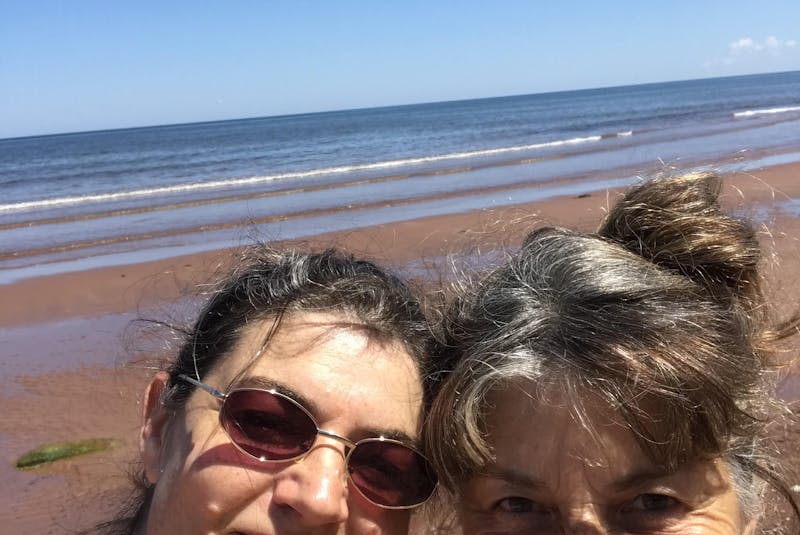 Sunny Gallant, right, with her daughter on the beach during the last summer her daughter was able to return home.  - Contributed