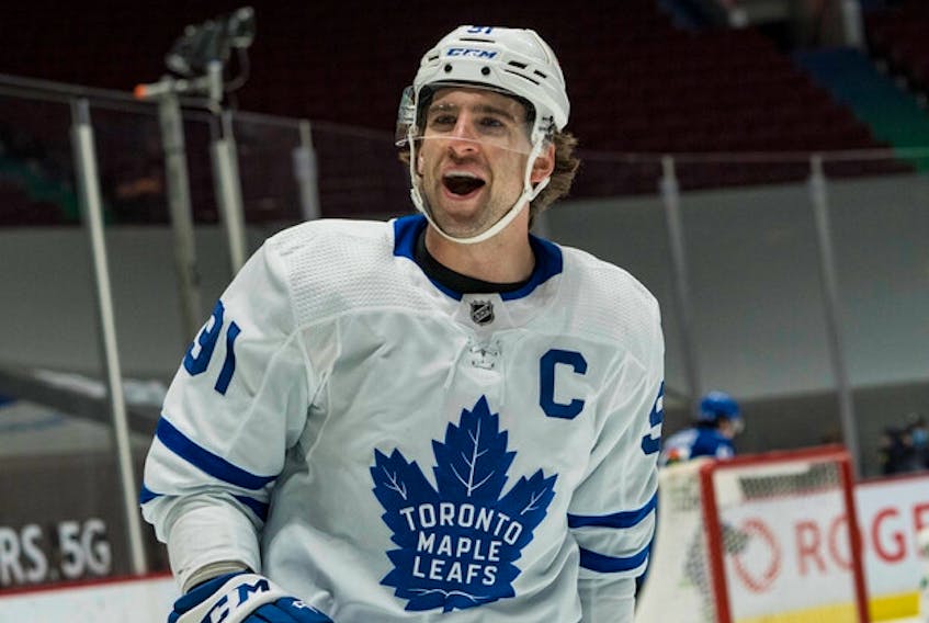 With 46 points in 51 games (including 18 in his past 14), captain John Tavares is third in scoring for the Maple Leafs.