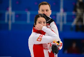 Their chances at a direct bye to the semifinal round took a hit with a loss to host Scotland Thursday, but the Canadian entry of Kerri Einarson and Brad Gushue remain very much in control of their playoff destiny at the world mixed doubles curling championship in Aberdeen. Manitoban Einarson and Gushue of St. John’s lost 8-5 to the Scots after defeating Italy 6-4 earlier in the day. Those results leave Canada with a 5-2 record and tied for second place in its 10-team pool heading into the last preliminary draws today, where Canada will face the Czech Republic and Russian Curling Federation, both with 4-3 records. The top three finishers in each pool advance to the playoffs, with the first-place teams moving straight to the semifinals. The second-and third-place teams play crossover games to determine the other semifinalists. With its win Thursday, the Scots took a firm grip on first place in Pool A. Like Canada, Italy is 5-2. The top seven overall finishers at the Aberdeen event also earn berths for their countries at the 2022 Winter Olympics in Beijing. — Céline Stucki/World Curling Federation