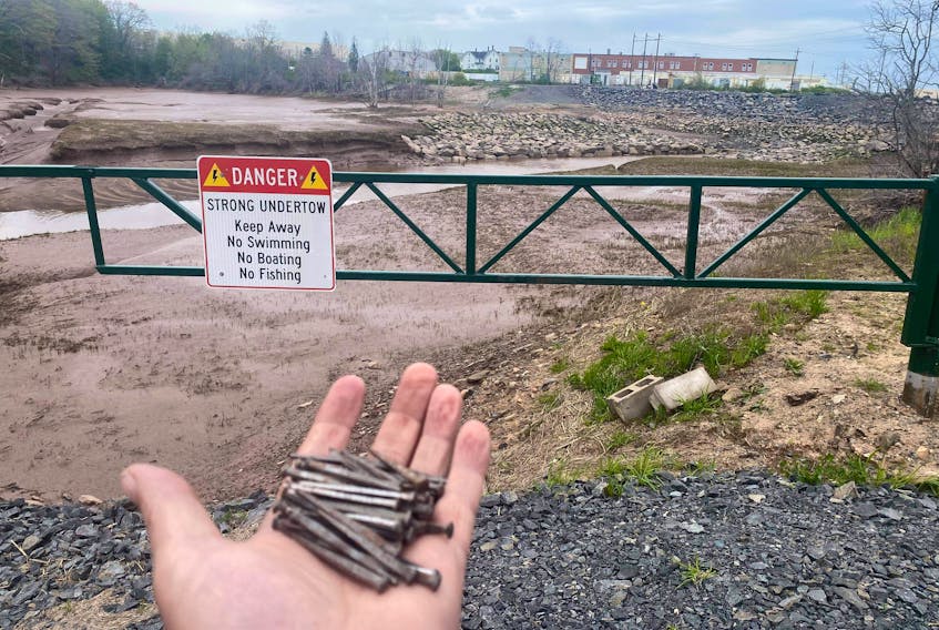Specialty nails were found at the Halfway River boat launch site May 18 — five months after the first incident.