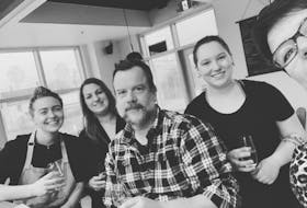 Amy Steeves, Kyla Dunn, Jason Lynch, Emma Marchand and Beatrice Stutz hope to be able to welcome customers face-to-face again soon at Cumin Kitchen and Drink in New Minas. Just two weeks after the restaurant opened — 14 months after the original opening was planned — the province went into another lockdown.