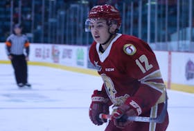 Enfield's Riley Kidney leads the QMJHL in playoff scoring with 17 points in nine games.