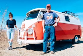 Father and daughter Sandy and Lisa Williamson have been working together to convert their 1964 Volkswagen into a functional camper. Contributed/Sandy and Lisa Williamson