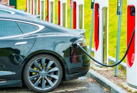 One of the solutions for charging electric vehicles once they become more common might be grid-connected energy storage batteries that use a similar model as gas stations. 123rfstock photo