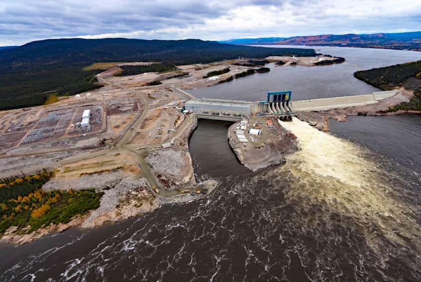An aerial view of the Muskrat Falls site. — Contributed