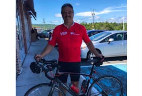 Gander’s Greg Drover will hit the highway on June 6 and bike 178 kilometres in the Ride for Heart virtual event in aid of the Heart & Stroke Foundation.