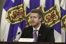 Premier Iain Rankin said a detailed reopening plan will be revealed on Friday. He's pictured at a COVID-19 briefing on May 25, 2021.