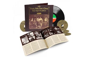 The 50th anniversary of Crosby, Stills, Nash & Young’s Déjà Vu is being celebrated by an expanded deluxe box set that adds more than nearly two-and-a-half hours of music – including demos, outtakes and alternate takes – most of which are previously unreleased.