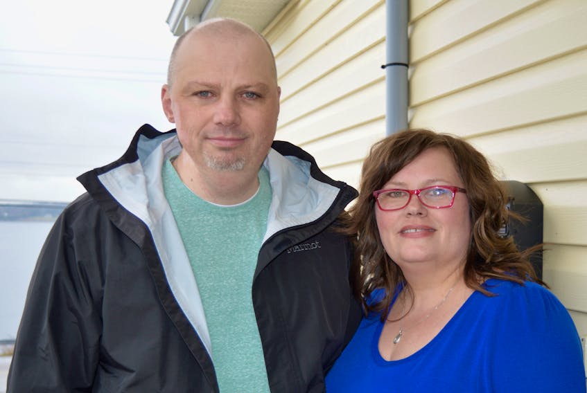 Pat and Monique Cashin of Upper North Sydney are grateful for a new treatment for his salivary gland cancer that uses biomarker testing to determine the best treatment for each individual. Elizabeth Patterson • Cape Breton Post