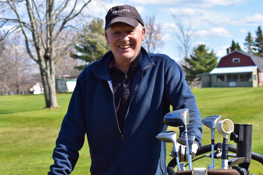 Andrew Graham of Meadowvale enjoys having a season membership to the nearby Above Par Golf Course in Annapolis County. – Ashley Thompson 