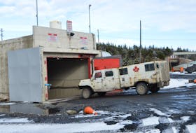 A mine vehicle heads into the Kameron Coal-owned Donkin Mine in this file photo. Cape Breton Post