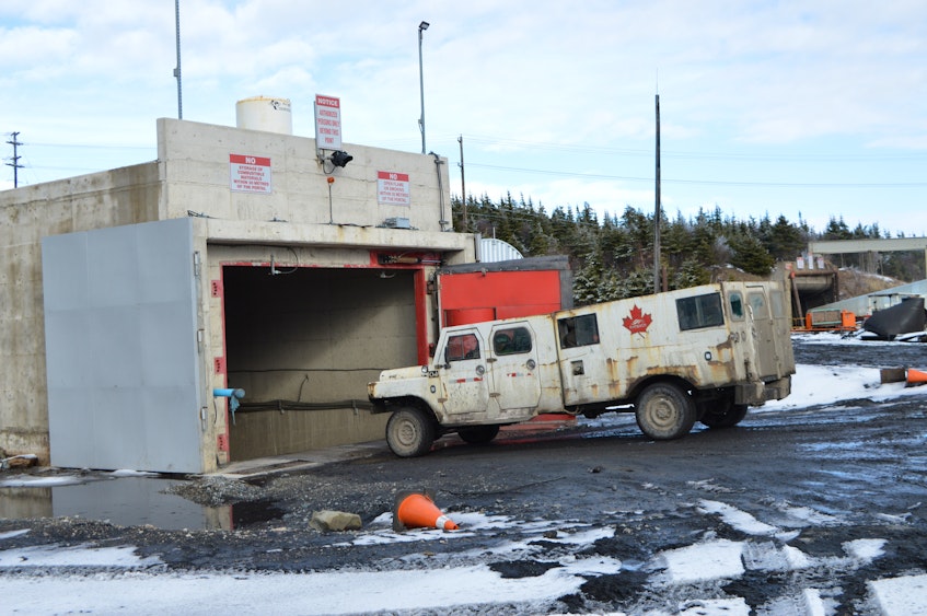 A mine vehicle heads into the Kameron Coal-owned Donkin Mine in this file photo. Cape Breton Post - Sharon Montgomery