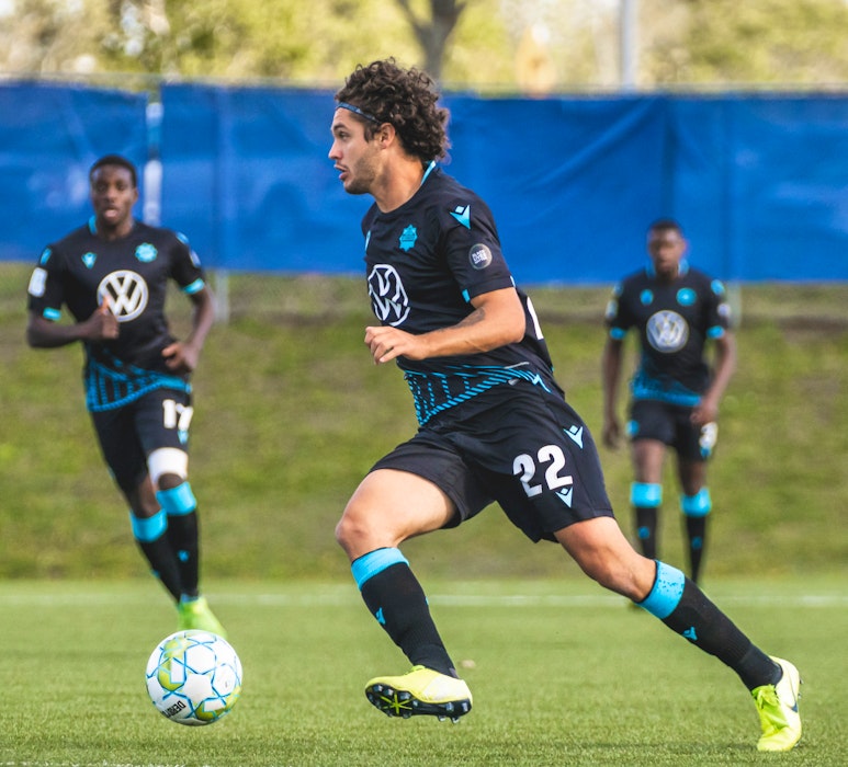 Joao Morelli, seen here during the 2020 Canadian Premier League season tournament in Charlottetown, and Eriks Santos signed with the HFX Wanderers in February 2020. While Morelli joined the Wanderers at the league’s Island Games last summer, the COVID-19 pandemic prevented Santos from getting into Canada. - HFX Wanderers