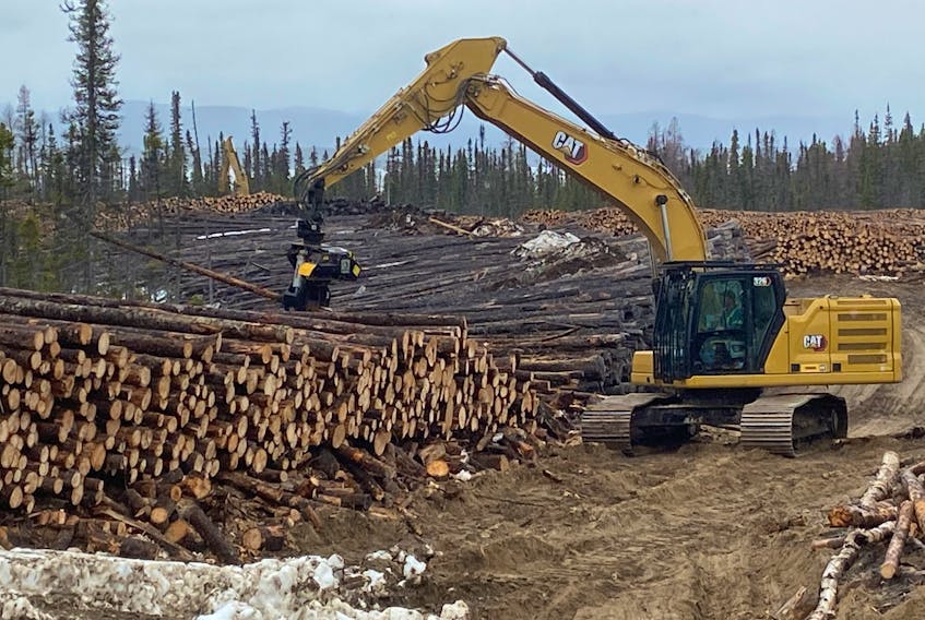 JP Forestry is selling some of the approximately 400,000 cubic metres of wood that had been harvested between 2013-2015 for the Muskrat Falls project to a Chinese buyer and the rest will be chipped and sold as biomass in Europe. 