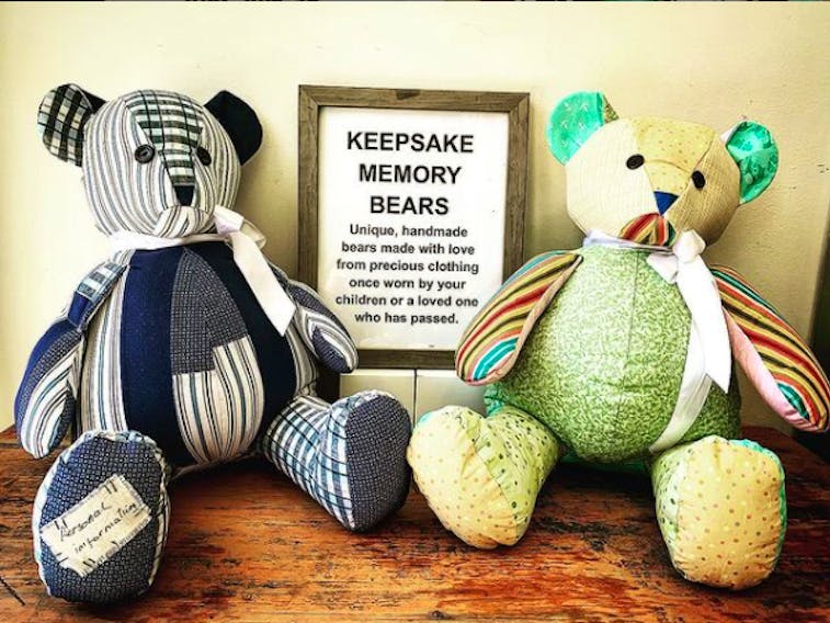 Keepsake Bear, Memory Bear made with loved ones clothing