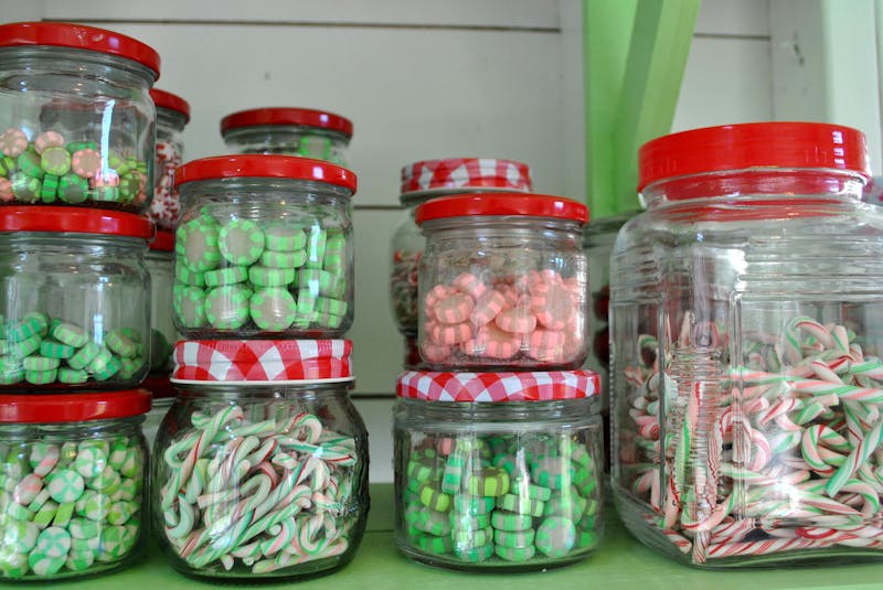 Tiny candies, all made by Cape Sable Island crafter Dawn Newell wait in jars to be used on her creations. KATHY JOHNSON - Saltwire network
