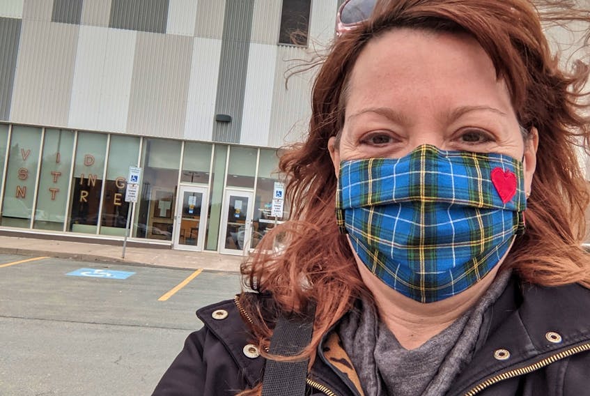Heidi Barbrick posted this photo after getting tested for COVID. She is the creator and moderator of a Truro Facebook group sharing COVID update posts and encourages people to follow public health orders.