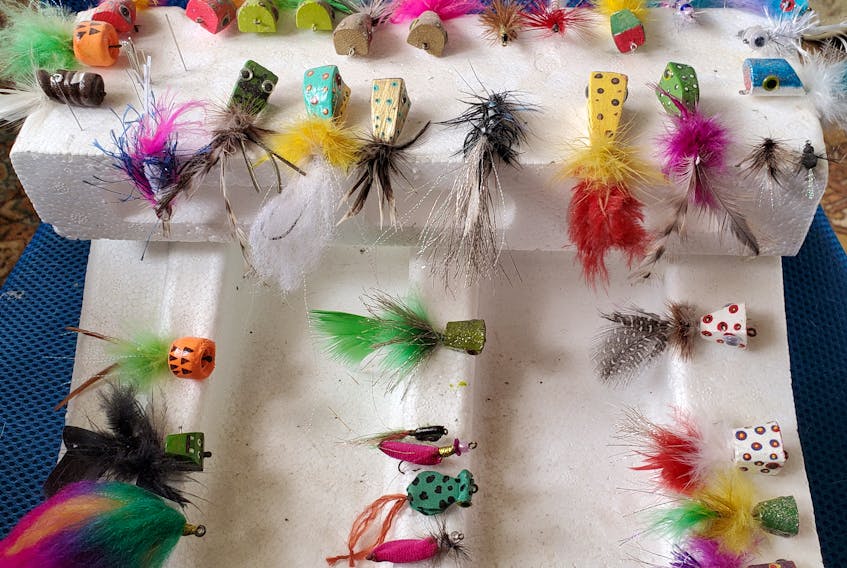 Len Laufman melded together his love of woodworking with his love of fishing to create a business with his wife after they retired. Crappy Basstards Flies, Lures and Poppers feature unique, whimsical creations.