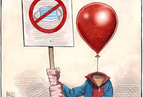 Bruce MacKinnon cartoon for May 5, 2021. Anti-maskers, COVID-19