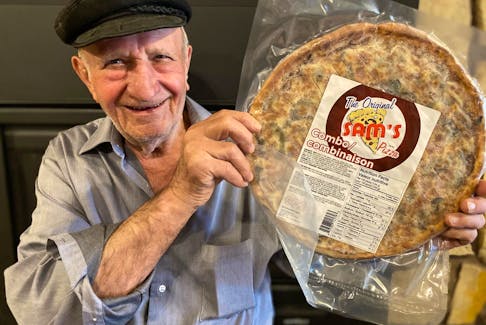 Frozen pizza was not on the menu when George Kouyas opened The Original Sam’s restaurant more than 50 years ago but it has his stamp of approval. (Contributed) 
