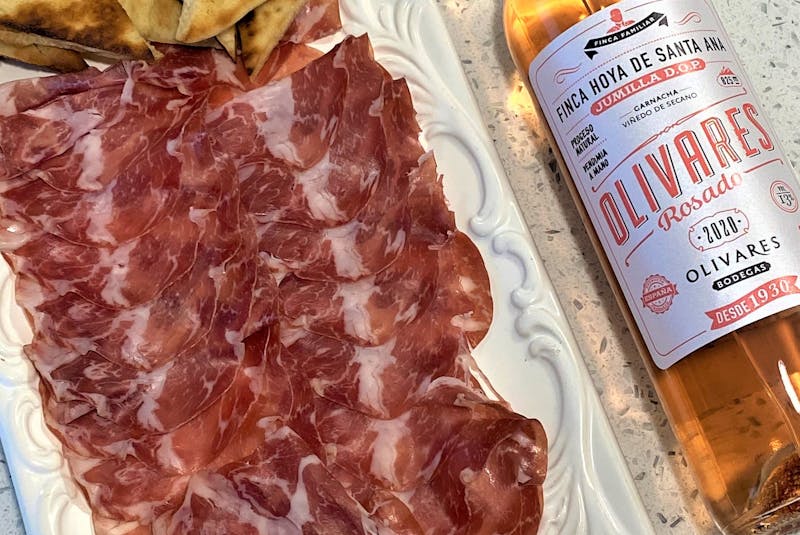 Sommelier Mark DeWolf recommends pairing Spanish rose with a platter of cured meats. Photo: Mark DeWolf - Mark DeWolf