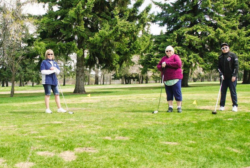 As the Province of Alberta begins to slowly reopen the economy, golf courses were allowed to open earlier this month, and golfers both local and from out of town took advantage as they hit the links at the Leduc Golf Club. (Alex Boates)