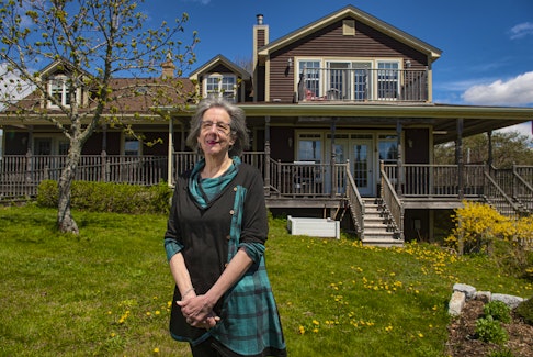 Cathie Watson, owner of By the Bay Bed and Breakfast, poses for a photo outside her Glen Haven establishment on Friday, May 7, 2021. Watson, and some other bed and breakfast owners, are calling on the provincial government to provide support to their industry.