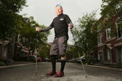  Michael Baine has stage four prostate cancer that has spread to his bones and hips. Despite that, he’s walking 21 kilometres as part of Ottawa Race Weekend to raise money for The Ottawa Hospital Cancer Centre.