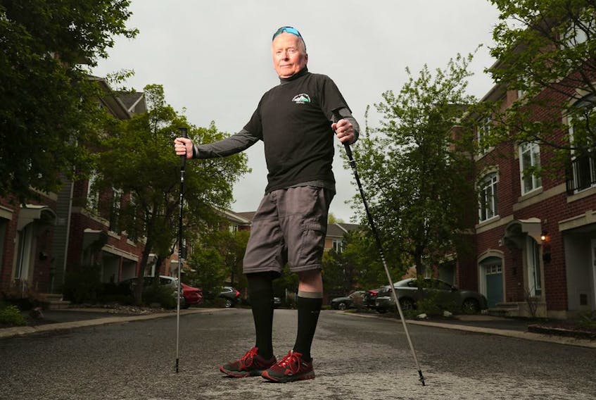  Michael Baine has stage four prostate cancer that has spread to his bones and hips. Despite that, he’s walking 21 kilometres as part of Ottawa Race Weekend to raise money for The Ottawa Hospital Cancer Centre.