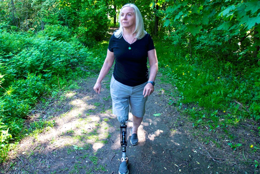 For 15 years, Captain Kim Fawcett has battled with the Canadian Forces to pay for prosthetics she needed after a horrific car crash that also killed her son.