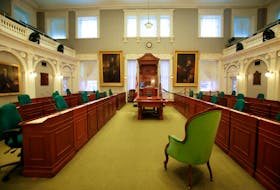 The legislative chamber is seen at Province House in Halifax in this file photo. The Liberals now hold 24 seats in the 51 seat House and have a minority government as of today.