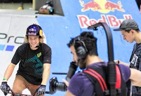 Red Bull is a major sponsor for accomplished BMX athlete Drew Bezanson of Truro.
