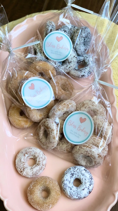 Bliss rings (donuts) can always be found on the rotating weekly menu. - Contributed