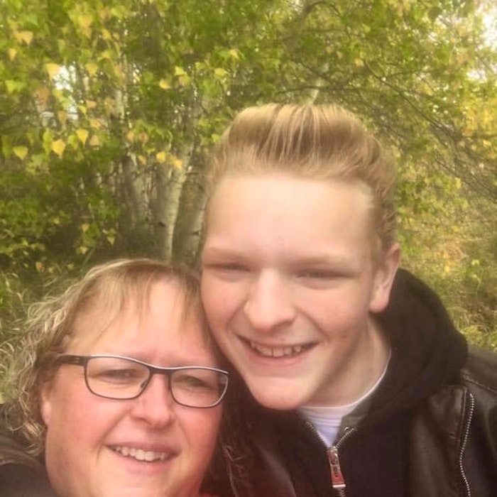 Laureen Rushton with her son, Lucas. - Contributed