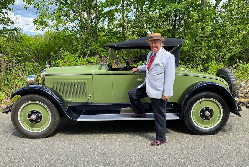 Owner Jonathan Parker with his freshly restored 1926 Nash Advanced Six roadster. Alyn Edwards/Postmedia News