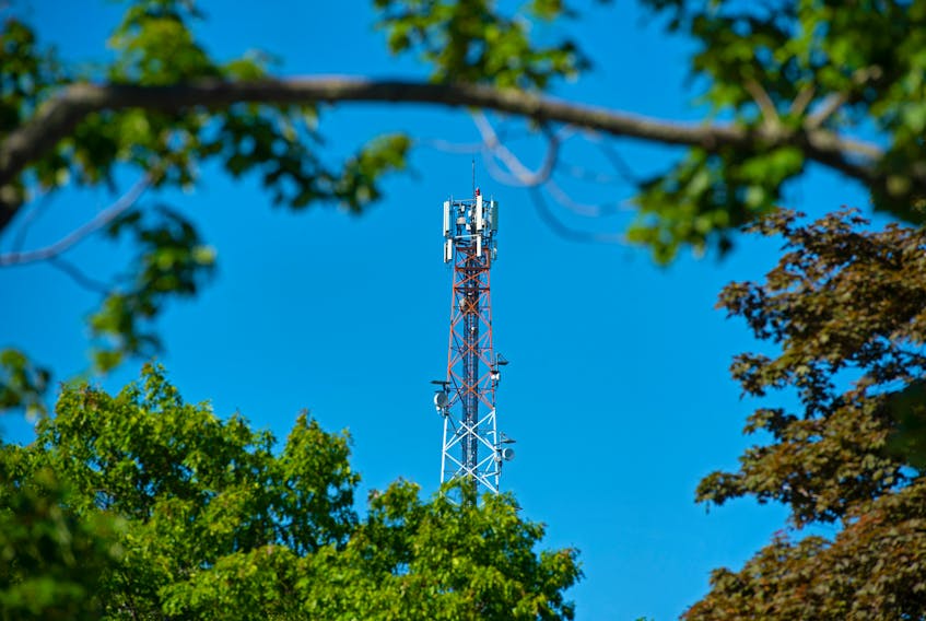 A Rogers cell tower near Williams Lake. Rogers announced the expansion of their 5G network to Halifax earlier this week.