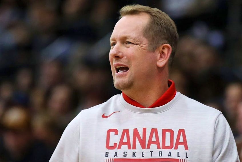 Canadian men's basketball team head coach Nick Nurse.

