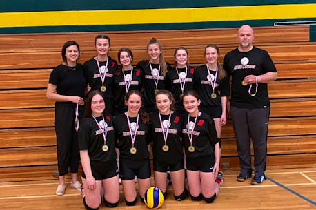 Red Mudd sweeps Volleyball P.E.I. girls tier one titles