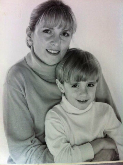 Matt Steele, pictured as a child, with his late mom, Anne Steele. Matt feels like he missed out on a more open and evolved relationship with his mother because she died when he was still a young man. - Contributed