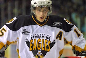 James Sheppard played three seasons with the Cape Breton Screaming Eagles from 2004-07. The Lower Sackville product was the Eagles’ first-ever first overall pick and considers himself lucky to have had the opportunity to play in Cape Breton. CAPE BRETON POST PHOTO