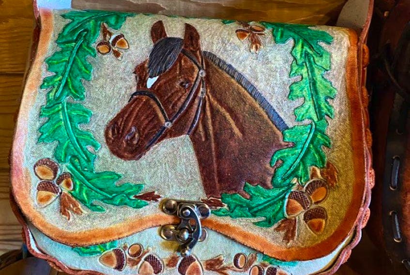 Carving a horse into a purse after her mother Carolyn's death hit Colleen Moffatt hard. Moffatt learned leatherworking at her mother's side and together, the duo passed the passion on to Moffatt's own daughter, Carrie. 