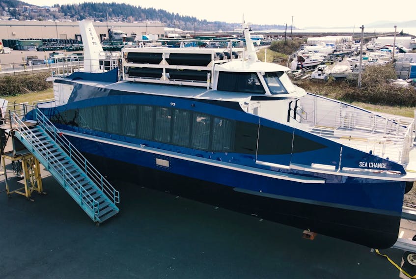 Switch Maritime built the 22m Sea Change passenger ferry for use in San Francisco Bay. It's the world's first hydrogen fuel cell powered ferry. A hydrogen-powered ferry could be a possibility for the service between Bedford and Halifax announced earlier this month.